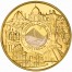 Gold Coin with Sand from the Great Pyramid of Giza THE WONDERS OF THE MODERN WORLD 2008