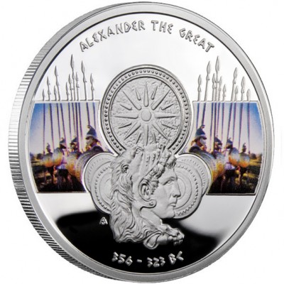 Silver Coin ALEXANDER THE GREAT 2011 “Great Commanders” Series