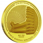 Gold Coin WAT PHO THAILAND 2011 "World Buddha Heritage” Series - 1/4 oz