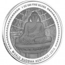 Silver Coin THE TEMPLE OF THE STONE BUDDHA 2010 " World Buddha Heritage” Series