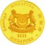 Gold Coin SNAKE 2013 "Lunar" Series, Singapore - 5 oz