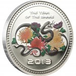 Silver Coin HAPPINESS SNAKE 2013, Cook Islands - 1oz